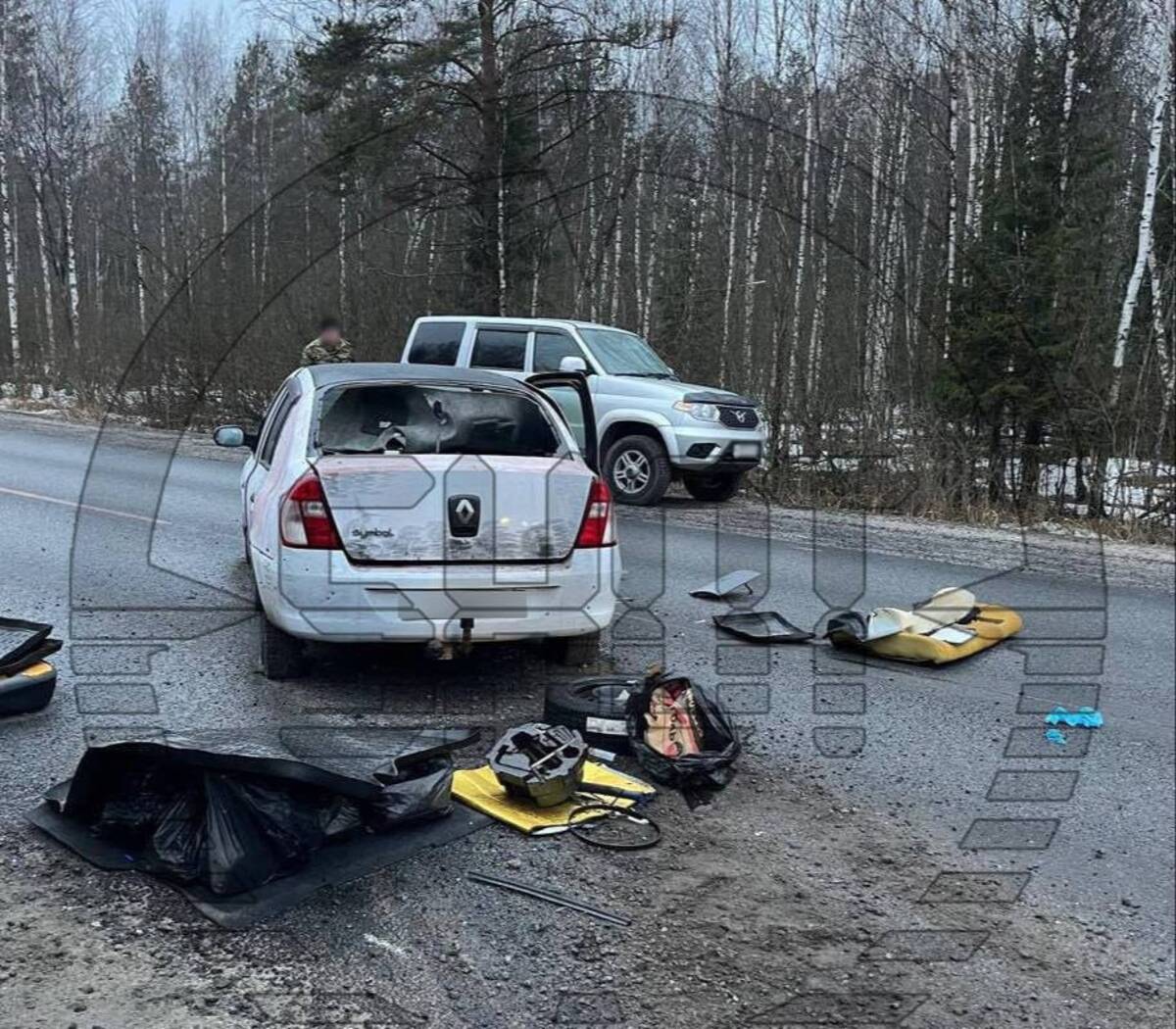 Появились фото авто, задержанного после теракта в «Крокусе» в Брянской  области