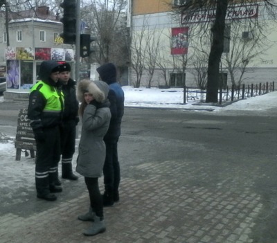 В Брянске сотрудники ГИБДД устроили облаву на ленивых пешеходов