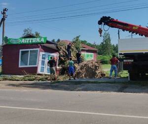 Глава разрушенного ураганом Климово просит жителей присоединиться к уборке