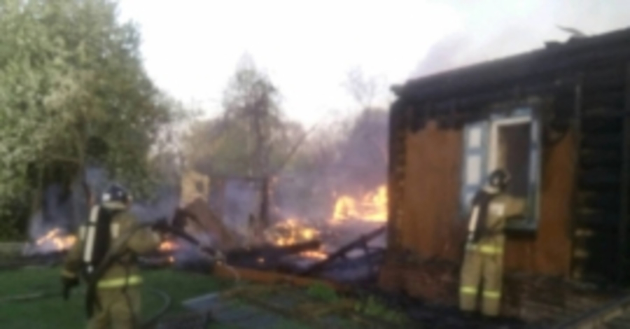 В Новозыбковском районе сгорел частный дом
