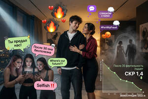 По всему миру набирает обороты «схема Шаляпина». Это когда молодые мужчины поколения Z массово игнорируют сверстниц в пользу женщин старше