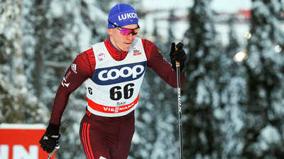 Брянский лыжник Александр Большунов стал третьим на гонке турнира «Тур де Ски»