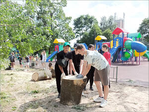«Движение Первых» пришло на помощь коммунальным службам в Климово