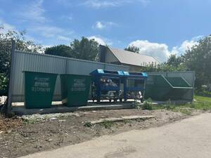 В Комаричском районе обновили площадки для сбора мусора