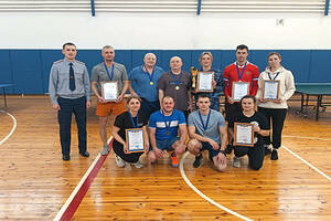 Сотрудники брянского УФСИН разыграли медали по настольному теннису