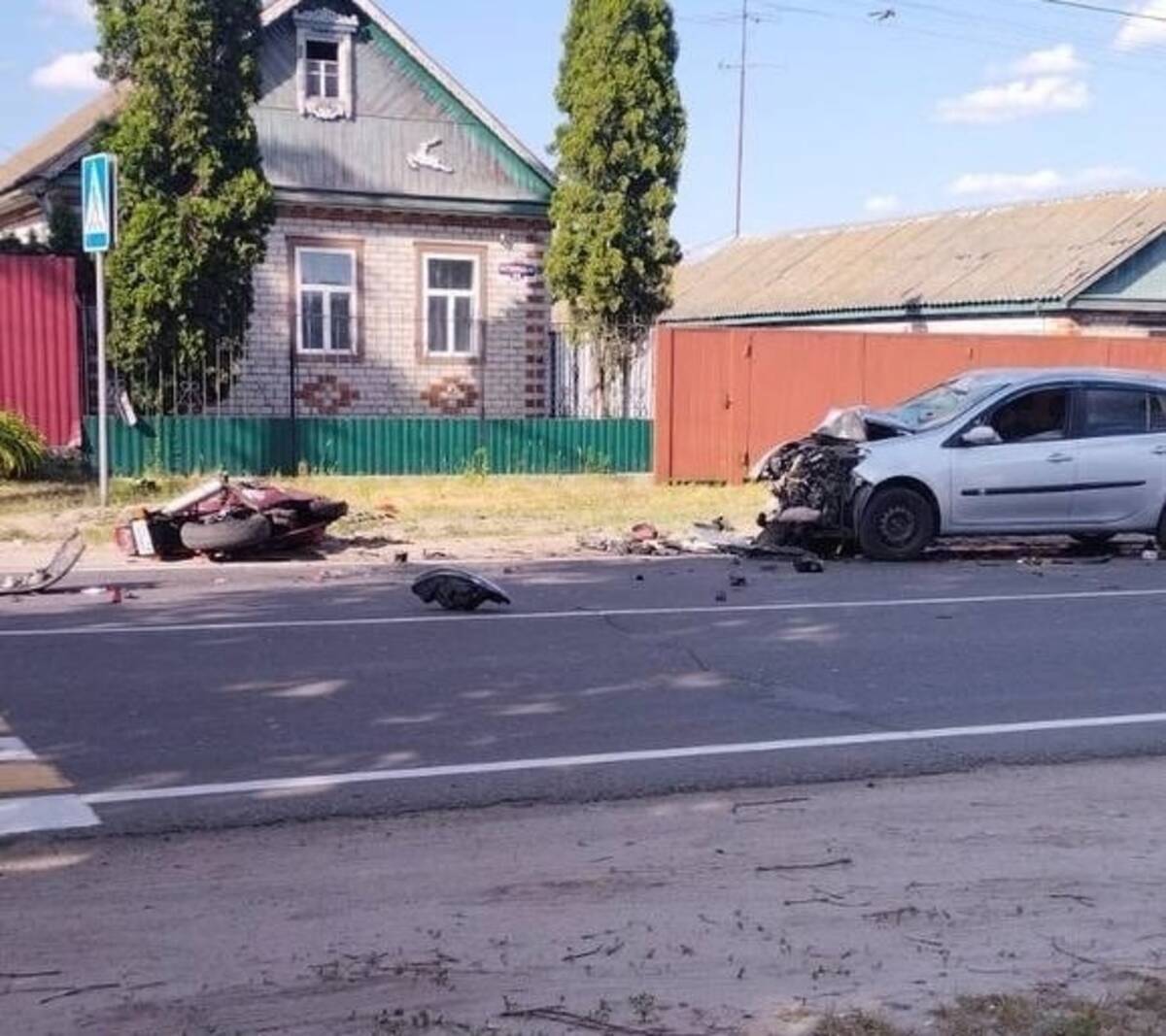 В страшном ДТП в Климово Брянской области погиб мотоциклист | 06.06.2023 |  Брянск - БезФормата