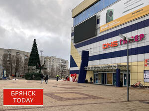 У «БУМ-Сити» в Брянске начали устанавливать новогоднюю ёлку