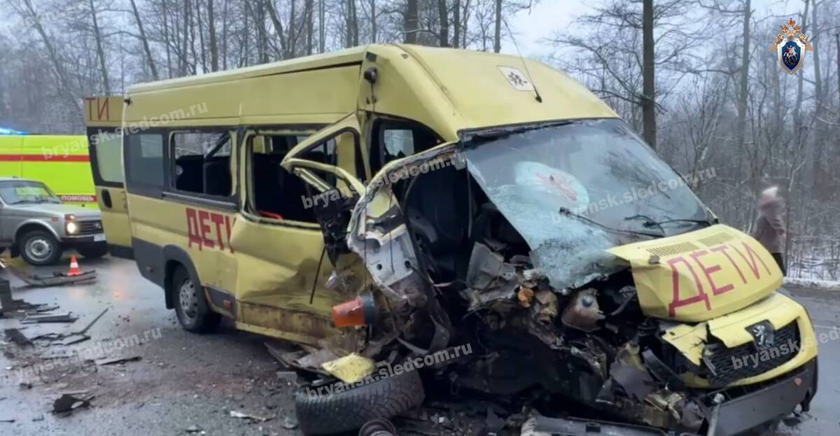 Брянский следком: по факту ДТП с детским автобусом возбуждено уголовное дело