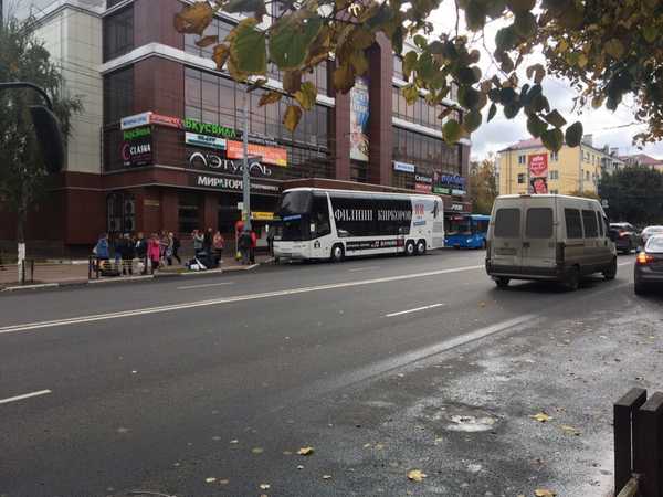 В Брянске заплутал автобус Филиппа Киркорова