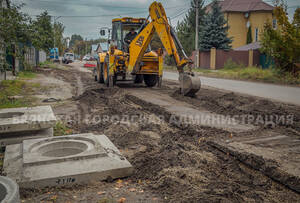Капремонт улицы Куйбышева в Брянске: подрядчик занялся ливнёвкой
