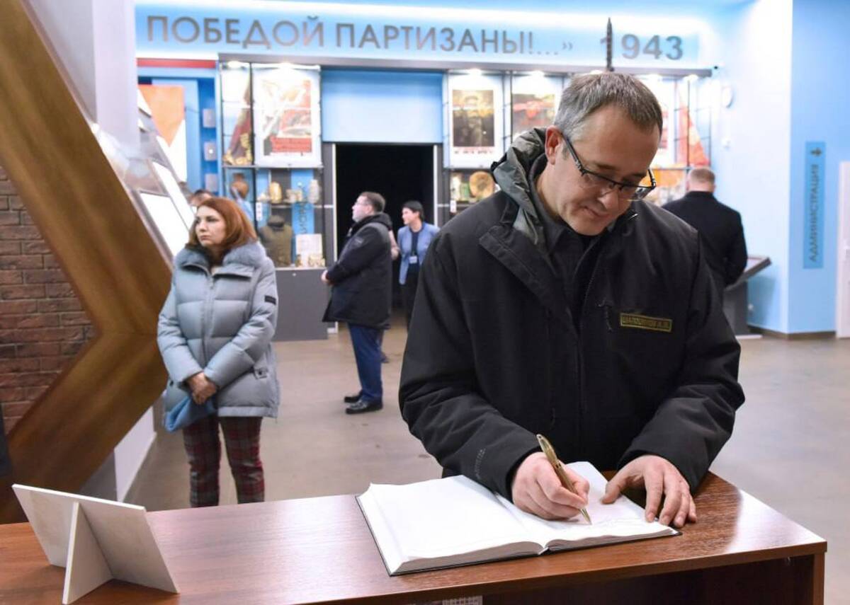 Председатель Совета законодателей ЦФО Алексей Шапошников посетил «Партизанскую поляну»
