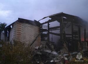 Утром в огне погиб ребенок в Почепском районе