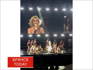 Полина Гагарина поздравила защитников концертом в Брянске