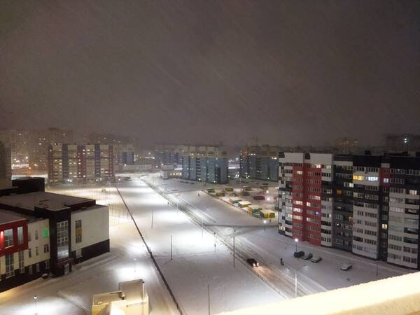 Вечером 28 января на Брянск обрушился сильный снегопад
