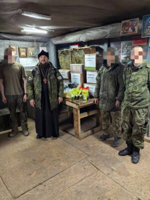 Военный священник из Брянска поддержал бойцов на передовой СВО