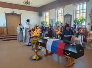 Климовчане простились с погибшим в зоне СВО Виктором Беляевым