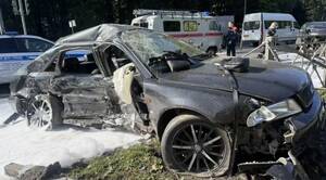 Пассажир погиб в ДТП с двумя Audi на трассе под Брянском